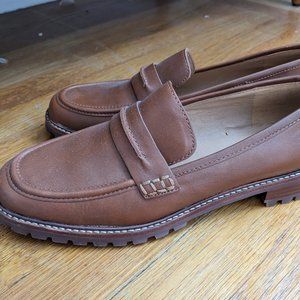 Madewell Corinne Lug sole Loafer Size 10